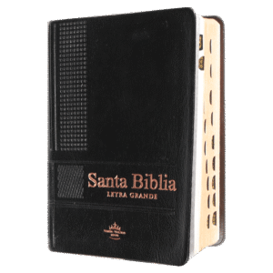 BIBLIA LETRA GRANDE SIN FORRO NEGRA