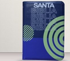 BIBLIA LETRA GRANDE AZUL QR