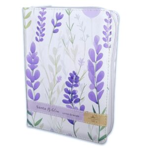 BIBLIA RVR 035 FLORES LILA