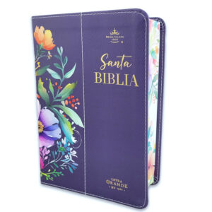 BIBLIA RVR60 035 LILA FLORES